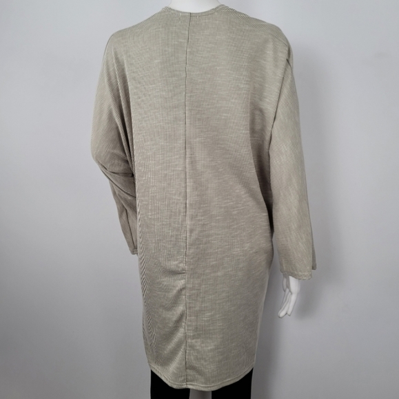 Antrophologie DONNI Relaxed Ribbed Coat Cardigan One size - Picture 9 of 13